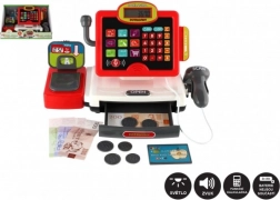 children’s digital cash register with light and sound