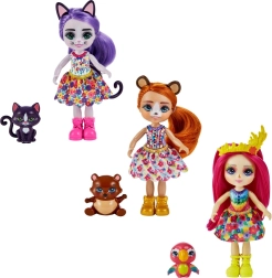 Poupée ENCHANTIMALS petite sœur avec animal