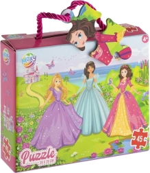 moxy puzzle princesses 45 pieces