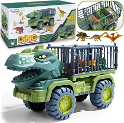 Woopie cargo truck – dinosaur transporter with figures