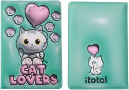 Zvezek A5 v mint barvi v trdi vezavi s penastim oblazinjenjem