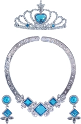 Set principessa con collana blu