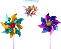 Moulin à vent coloré – lot de 2 pièces