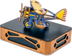 Dřevěné 3D puzzle WOODEN CITY dvouplošník – limitovaná edice