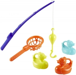 Duck Catching – set with rod, net and 3 ducklings