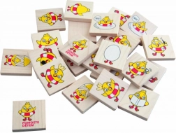 Wooden Memory Game Kuře – memory and attention training