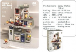 Grande cucina per bambini con accessori