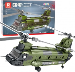 Military Helicopter Building Kit CH-47 CHINOOK – 1451 pieces