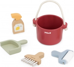 Drvena set za čišćenje s kantom i dodacima POLARB od VIGA