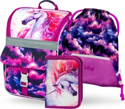 set scolastico BAAGL Zippy regno dell’unicorno – cartella, astuccio e sacca