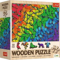 Drvene puzzle TREFL Dugini leptiri 501 dio