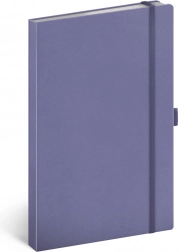 Ruled Notebook Lila 13 × 21 cm with Hard Cover