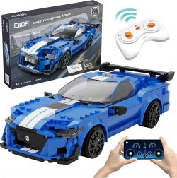 CADA Building Kit Remote-Controlled Racing Car Blue Knight 500, 325 pieces