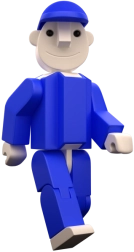 SEVÁČEK Blue Figurine – Large and Small