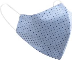 Mascherina protettiva in cotone Belisima azzurro chiaro, universale