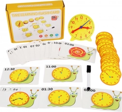 Pripomoček za učenje časa - Ure in kartice