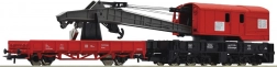 Roco crane car with protection car DB AG, H0