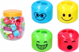 kétceruzás hegyező arccal és tartállyal