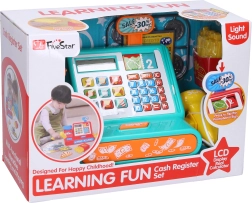 Kids’ Cash Register with Calculator and Accessories