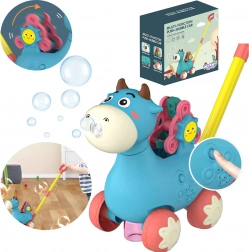 Woopie girello mucca con bolle e suoni – blu