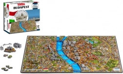 4D Puzzle Budapest – historical city map through time