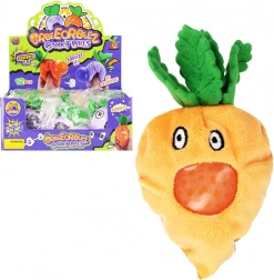 Squeezable plush carrot 12 cm