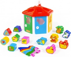 inserto didattico casetta con animaletti