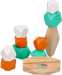 Colorful Wooden Stacking Stones Adam Toys
