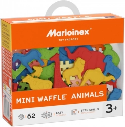 Creative Building Set Mini Waffle Animals 62 pcs