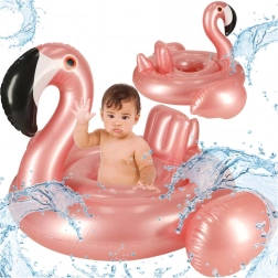 Opblaasbare kinder-zwemring met zitje flamingo 60 cm