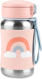 Spark Style SS Bottiglia arcobaleno con cannuccia