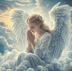 Norimpex Diamantové malování Modlící se anděl 30x40 cm