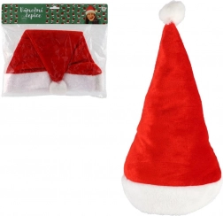 Christmas Santa hat for adults made of soft fabric, diameter 29 cm