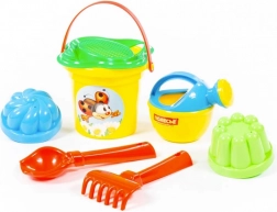 komplet za pesek živalica, 7 delov