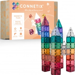 Connetix Pastel Square Pack costruzioni magnetiche 40 pezzi