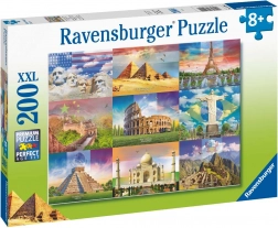 RAVENSBURGER Slagalica Svjetske znamenitosti XXL 200 dijelova