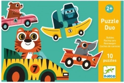 Puzzle Duo Závodné Autá