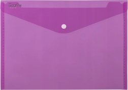 Kuvertmappe med trykknap A5 Opaline pink