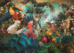 Puzzle HEYE Fauna Fantasies – ptasia różnorodność 1000 elementów