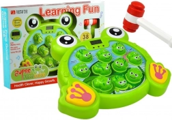 Light-up Frogs with Hammer Arcade Game