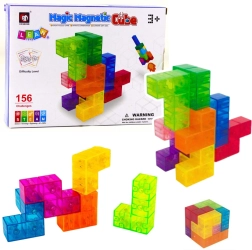 Magic Magnetic Cubes – logic puzzle with challenges, 9 pieces