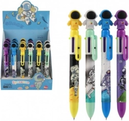 Astronaut-kuglepen med 6 farver