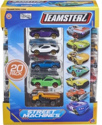 Teamsterz 20 darabos fém kisautó készlet Street Machines