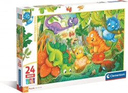 Clementoni puzzle Happy Dinosaur Oasis, MAXI 24 pieces