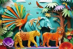 Trefl Puzzle Paper Art: Jungle 160 brikker