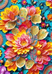 Goditi il puzzle Linee d'acqua Eleganti 1000 pezzi