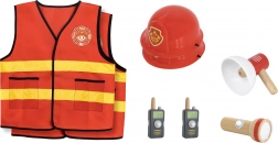 VIGA Børne-brandmandssæt med kostume og tilbehør