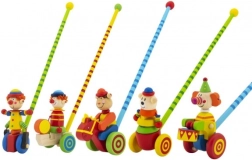 Drveno guranje klaun 60 cm