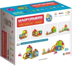 magnetic construction set cube house penguin