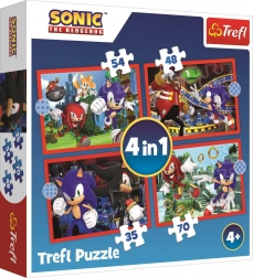 Puzzle 4v1 Sonic Kalandjai SEGA Sonic The Hedgehog
